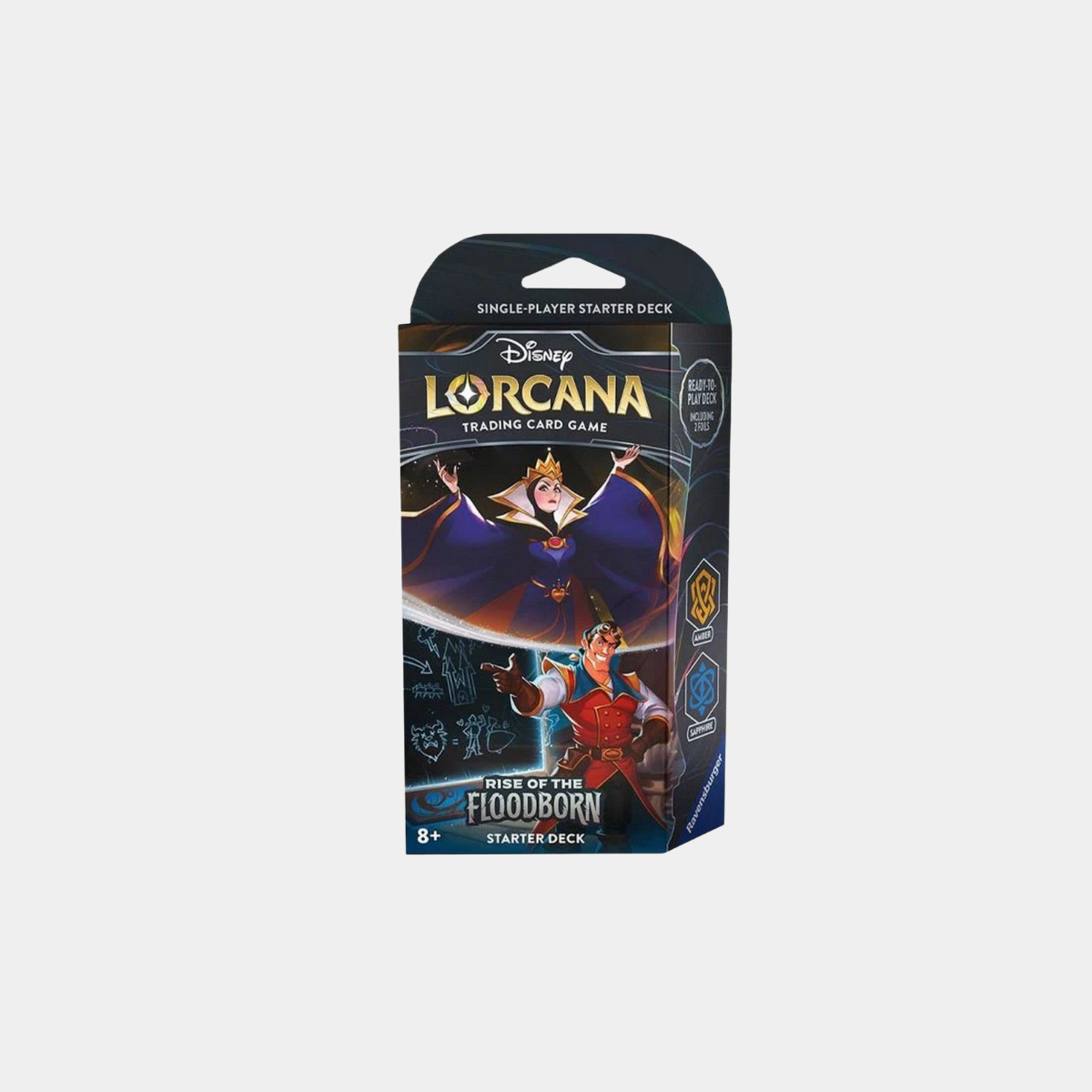 Disney Lorcana: Rise of the Floodborn - Starter Deck - The Queen and Gaston