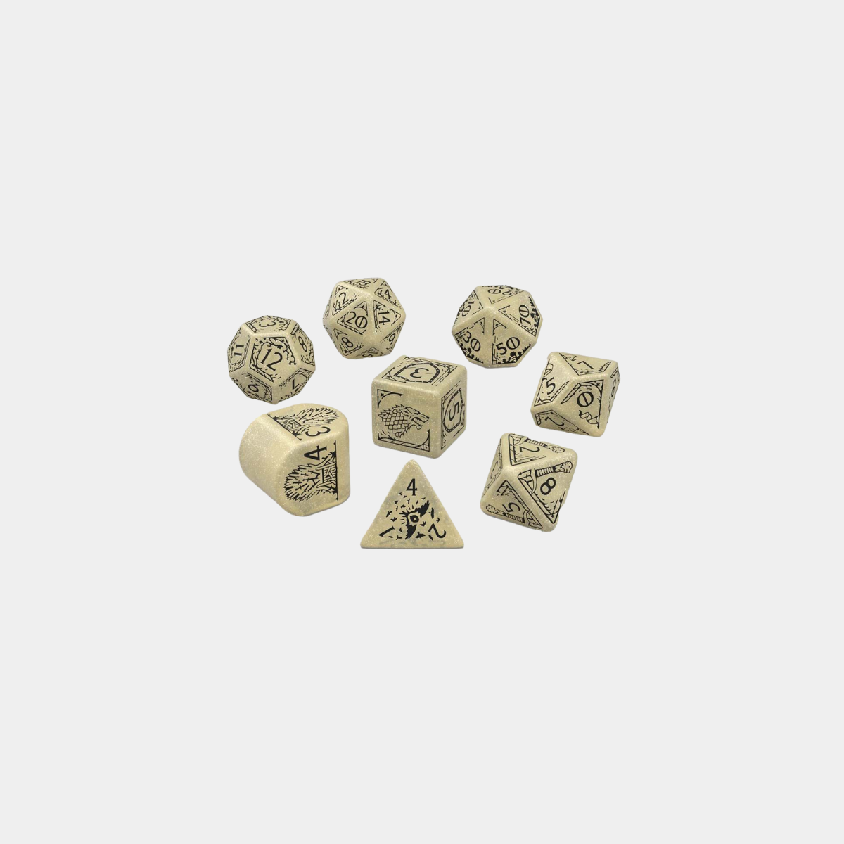 Game of Thrones: Stark Dice Set