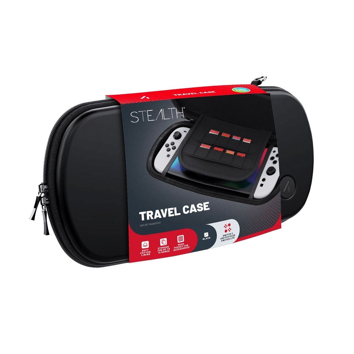 Stealth Travel Case for Switch Switch 2 and Switch Lite