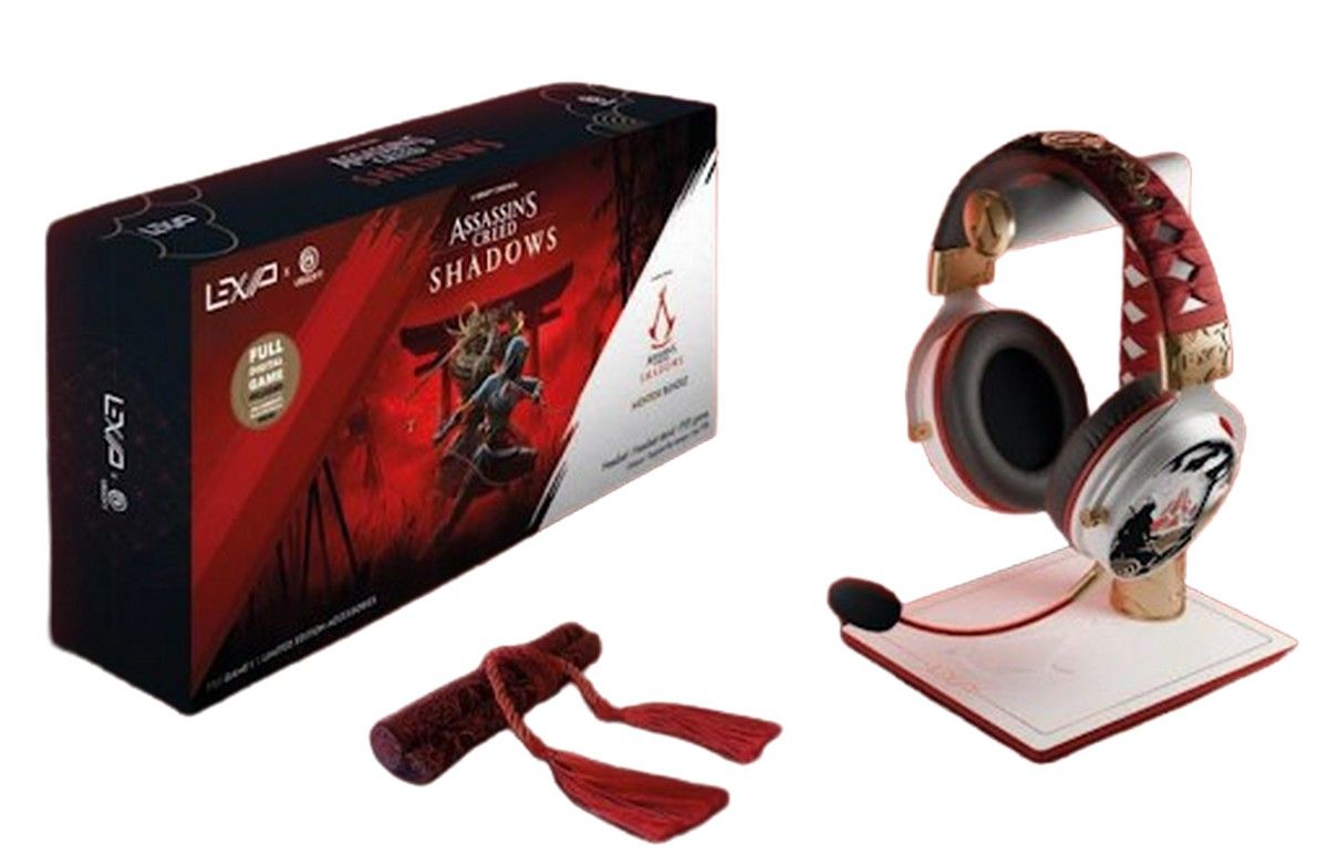 Assassin’s Creed Shadows mentor Box - (PS5 Game Key) Headset & Stand - PS5