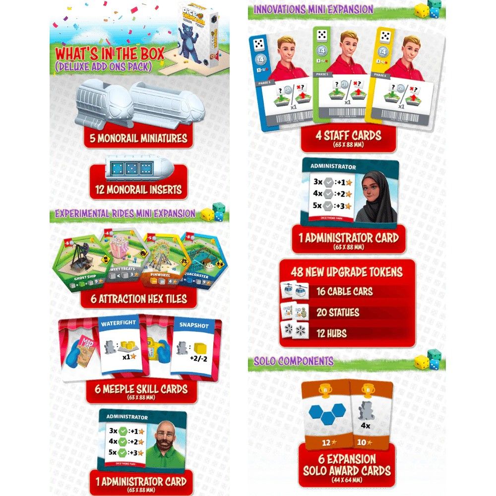 Dice Theme Park - Deluxe Add Ons Box
