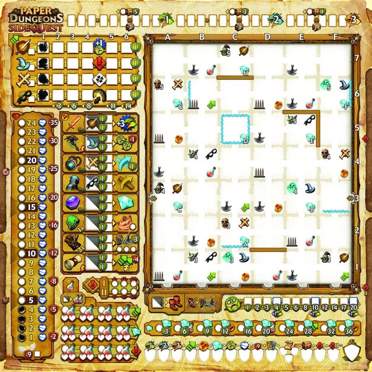 Paper Dungeons: Side Quest Expansion