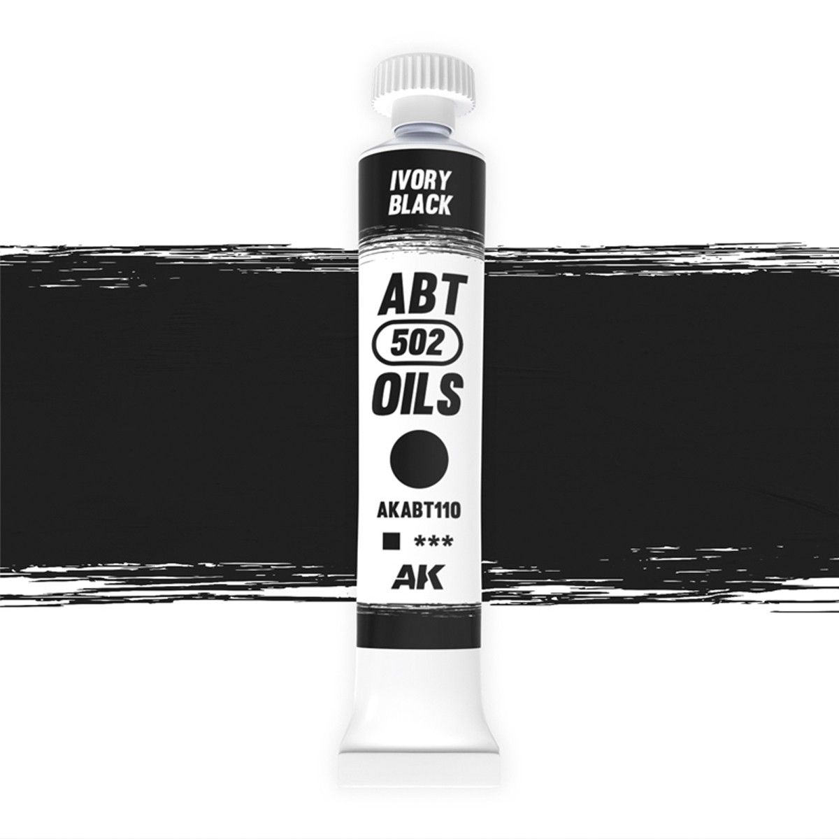 ABT 502 Oils - Ivory Black - 20ml