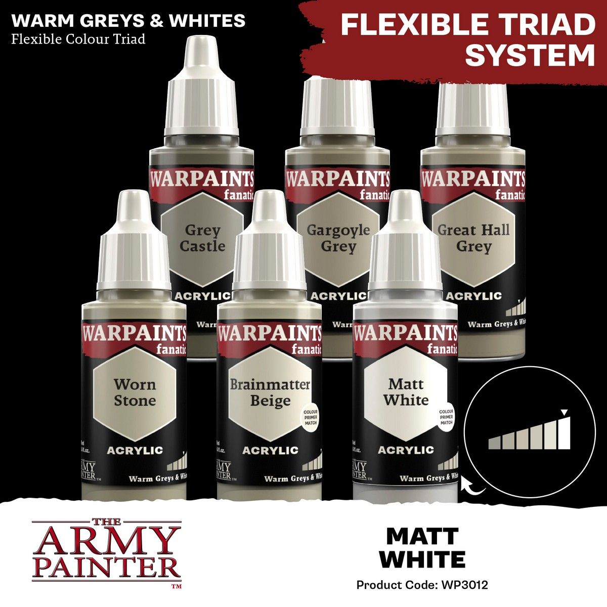 Warpaints Fanatic: Matt White - 18ml