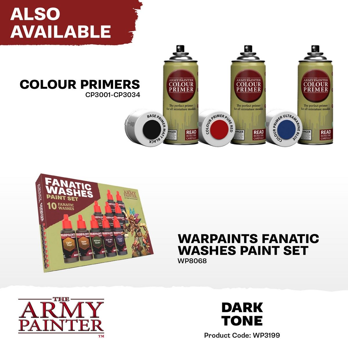 Warpaints Fanatic Wash: Dark Tone - 18ml