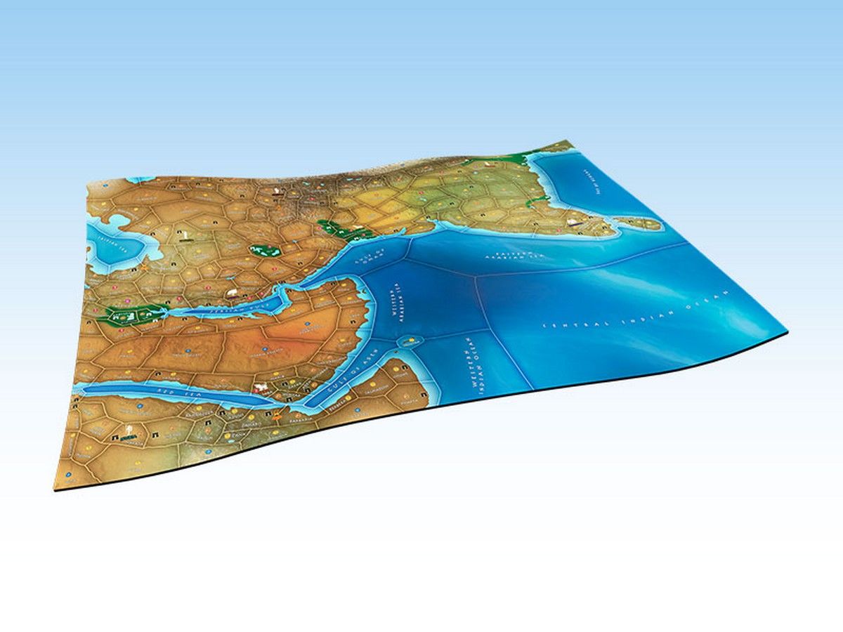 Mega Empires: Deluxe Game Mat - The East