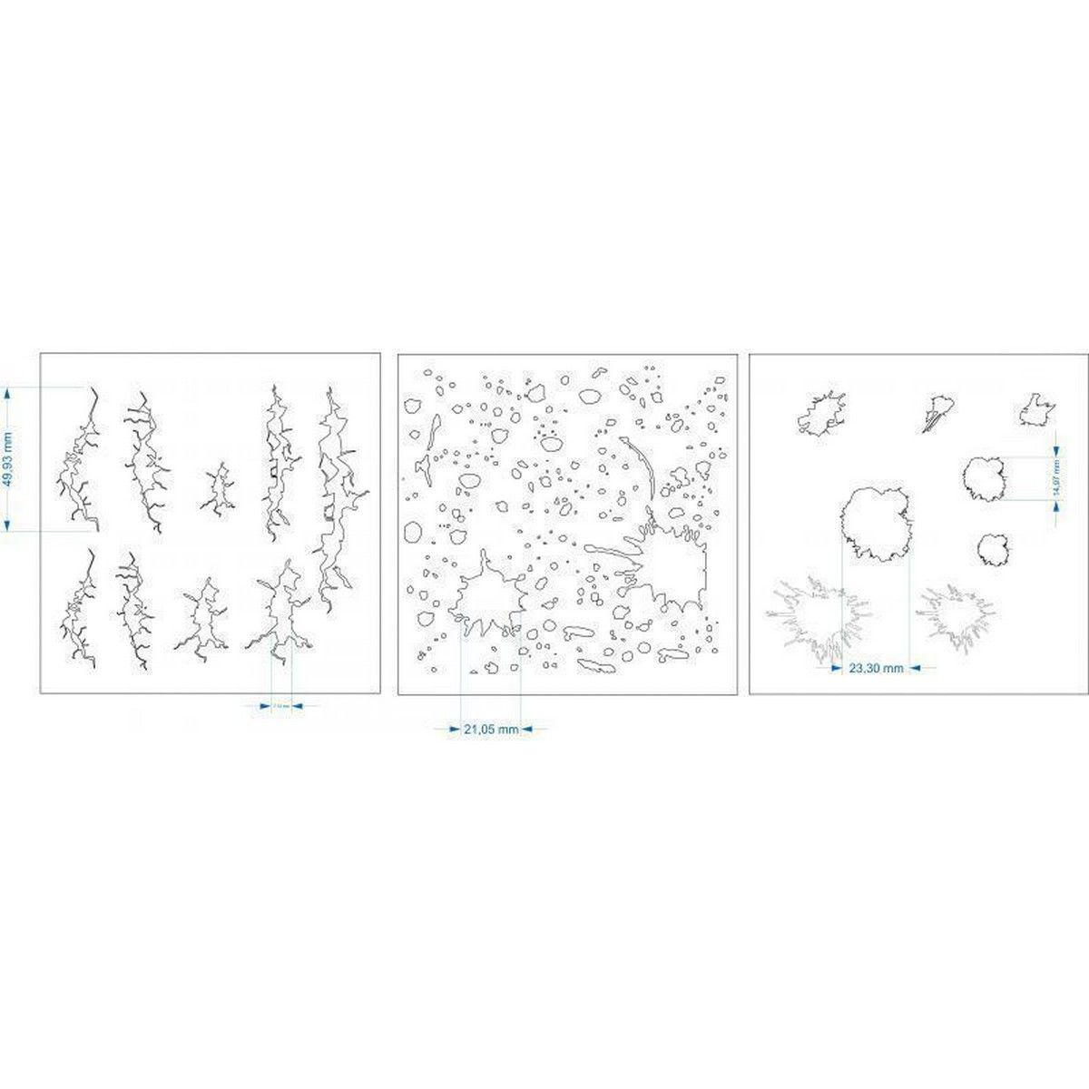 Stencil: Cracks and Spots