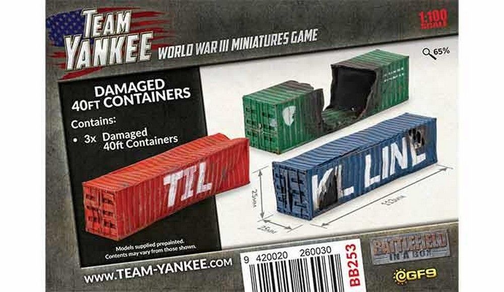 Modern: 40ft Shipping Containers - Damaged (x3)