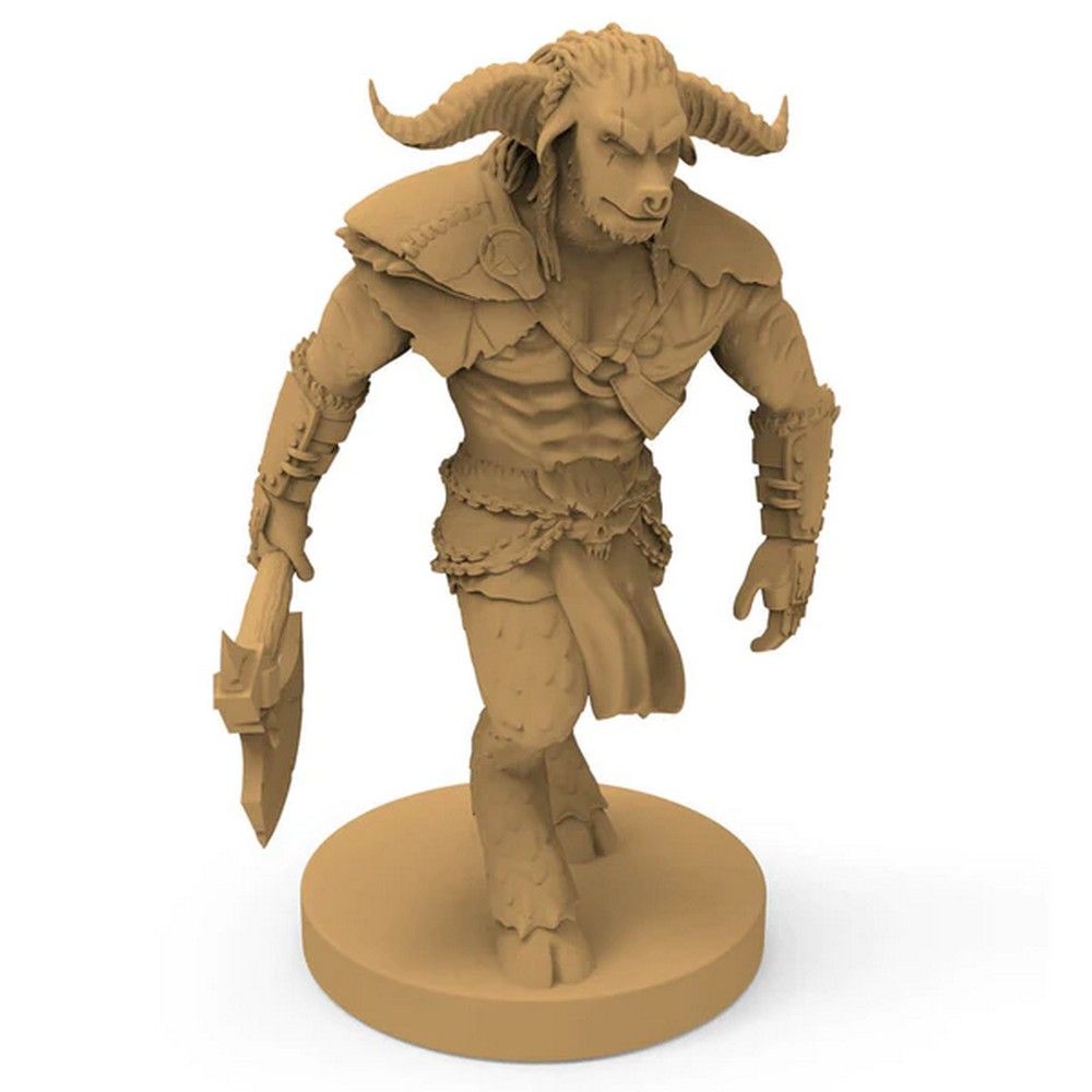 Dwellings of Eldervale 2nd Edition: Minotaur Mercenary Miniature