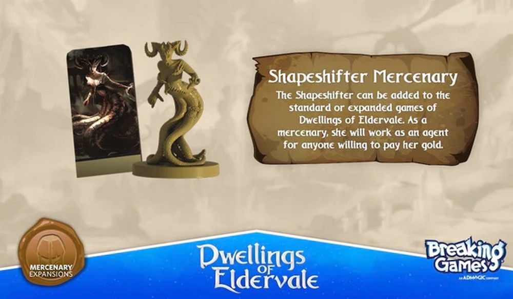 Dwellings of Eldervale 2nd Edition: Shapeshifter Mercenary Miniature