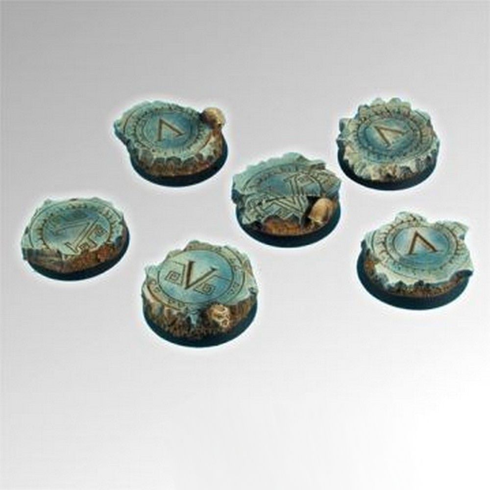Spartan Ruins 25mm round bases set 3