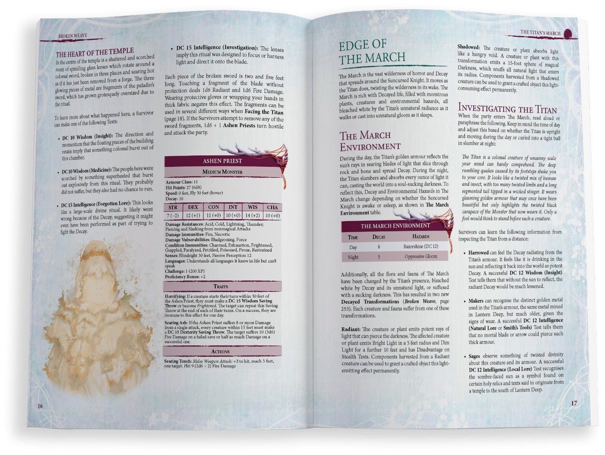 Broken Weave: Gamemaster's Screen