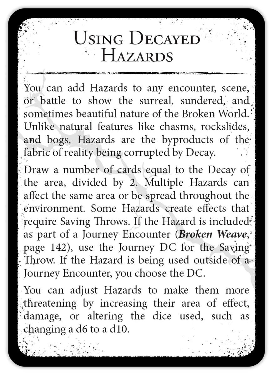 Broken Weave: Deck of Broken Things