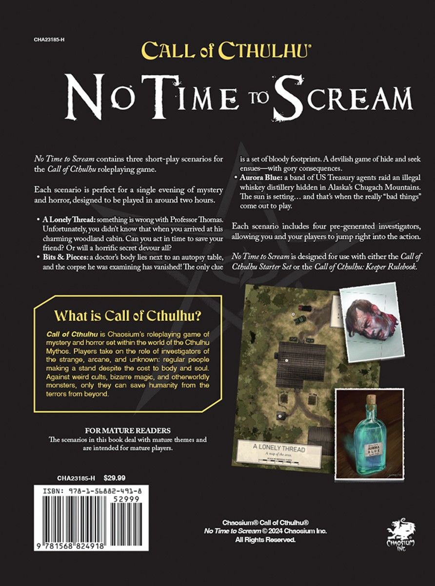 Call of Cthulhu: No Time To Scream