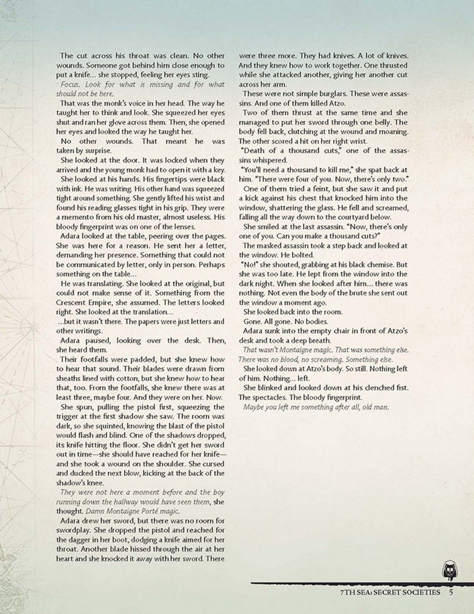 7th Sea RPG: Secret Societies