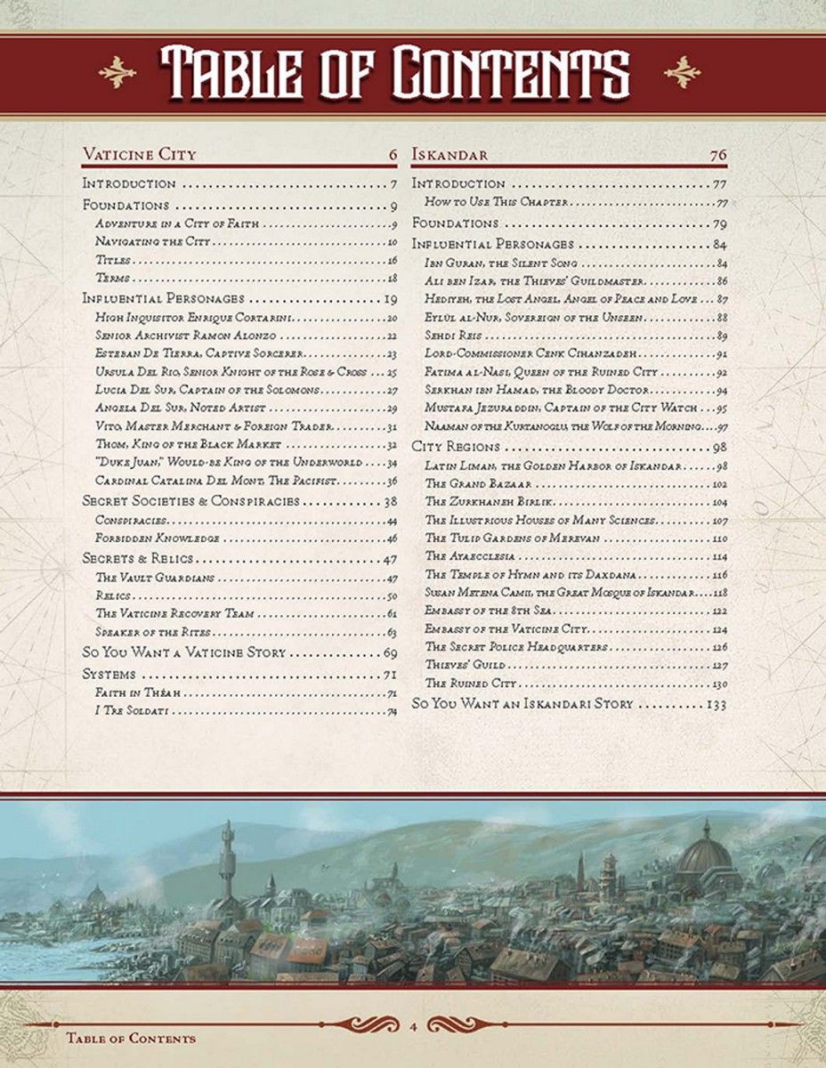 7th Sea RPG: Cities Of Faith And Wonder