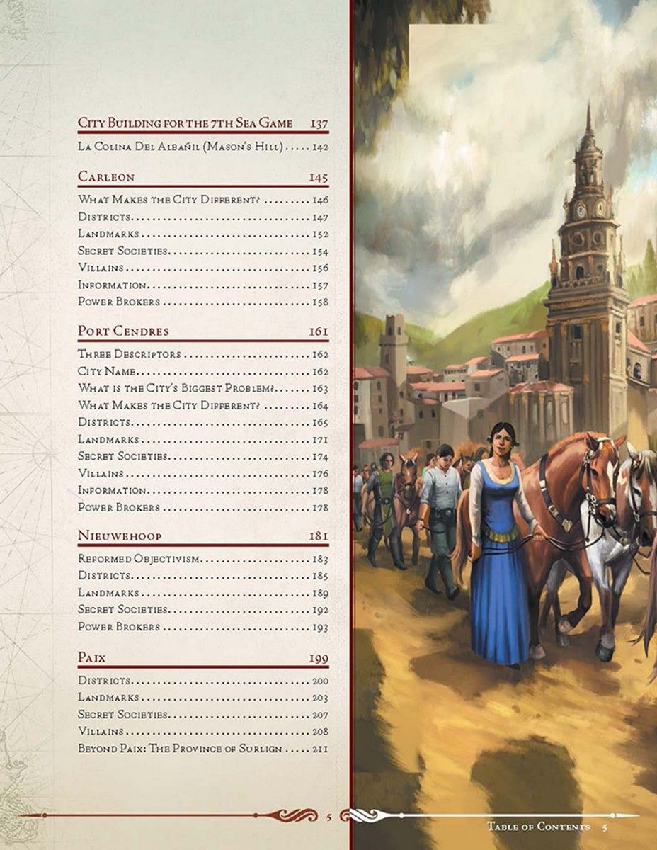 7th Sea RPG: Cities Of Faith And Wonder