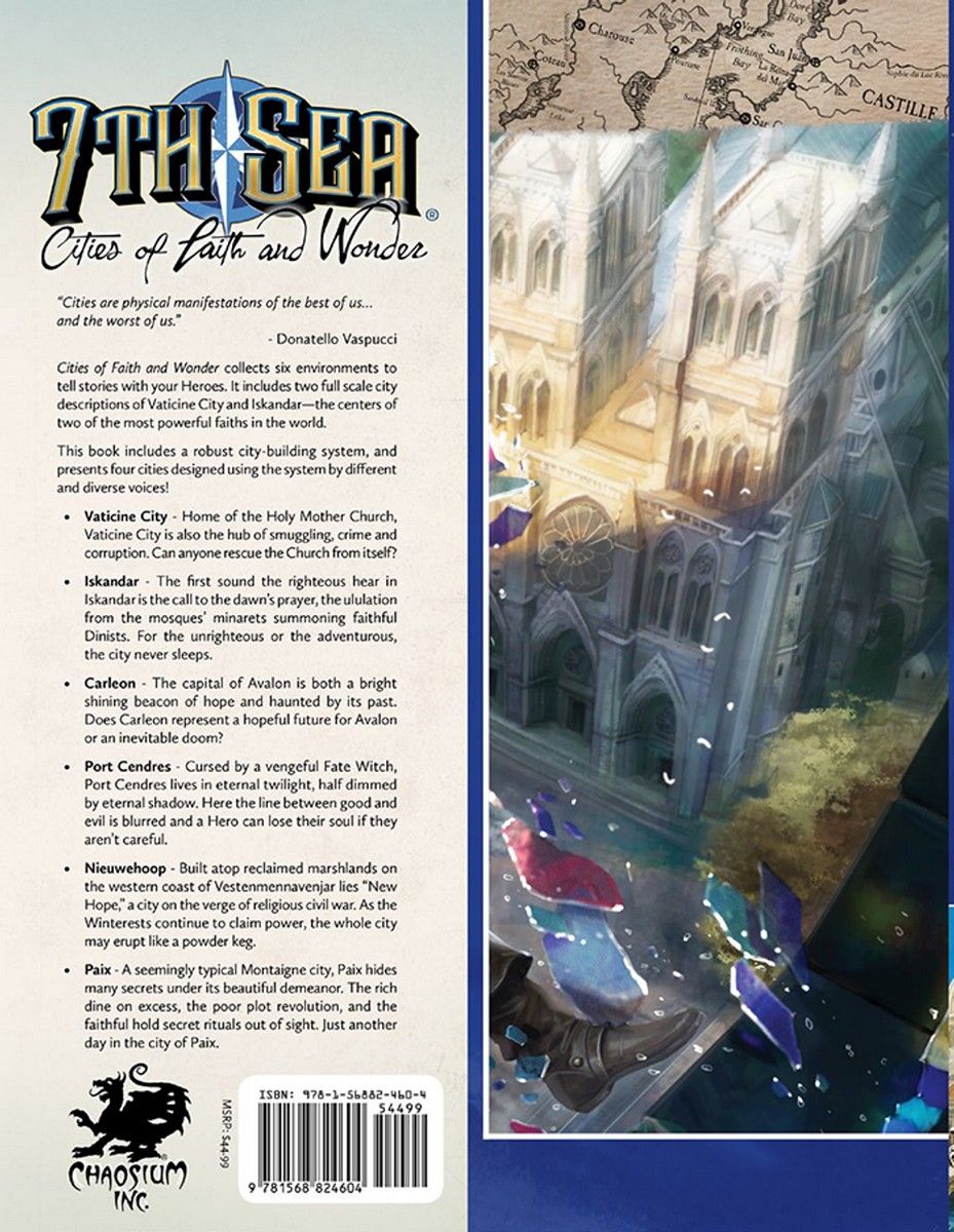 7th Sea RPG: Cities Of Faith And Wonder