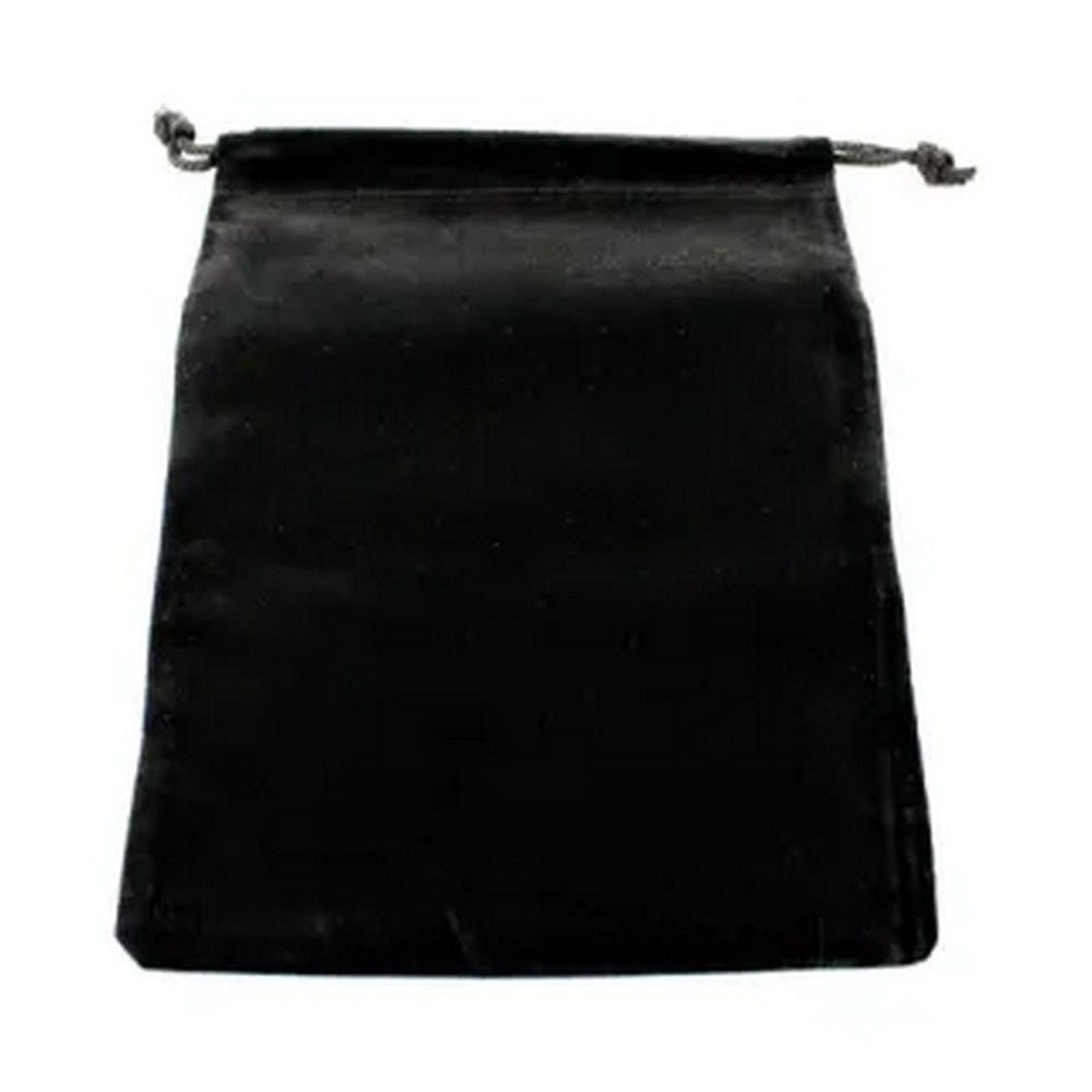 Small Suede Dice Bag - Black