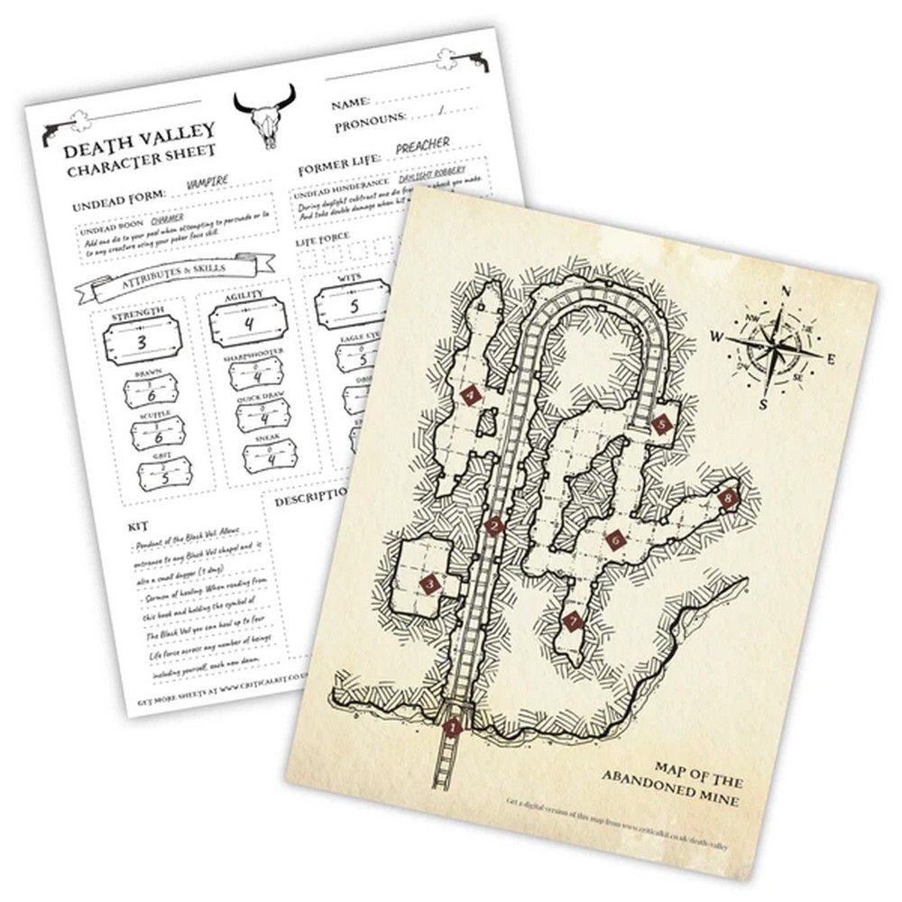 Death Valley A Horror Western RPG Quick Start