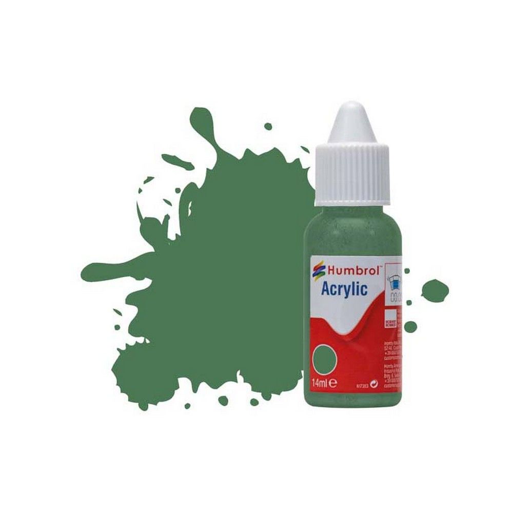 No101 Mid Green - Matt Acrylic - 14ml