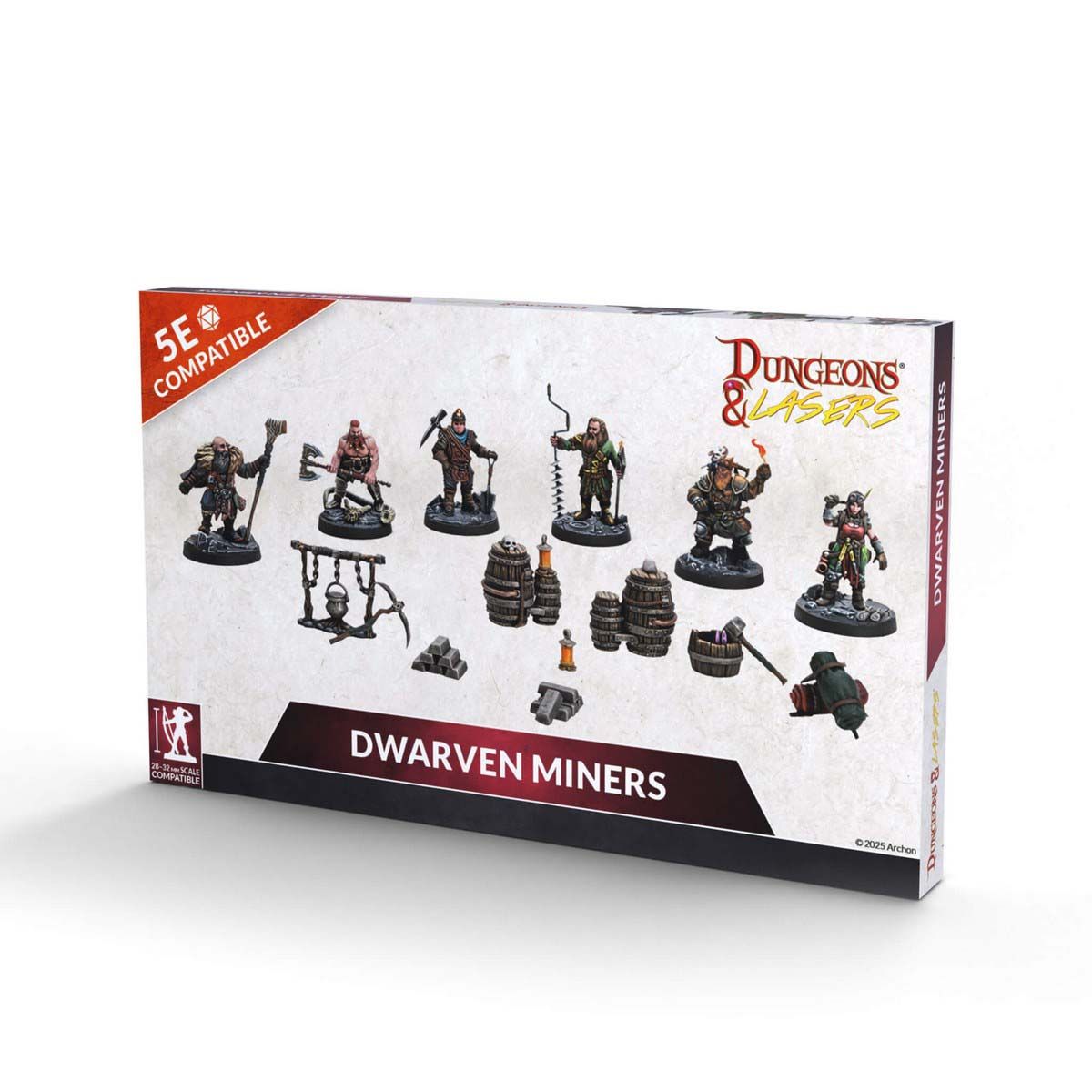 Dwarven Miners - Dungeons & Lasers