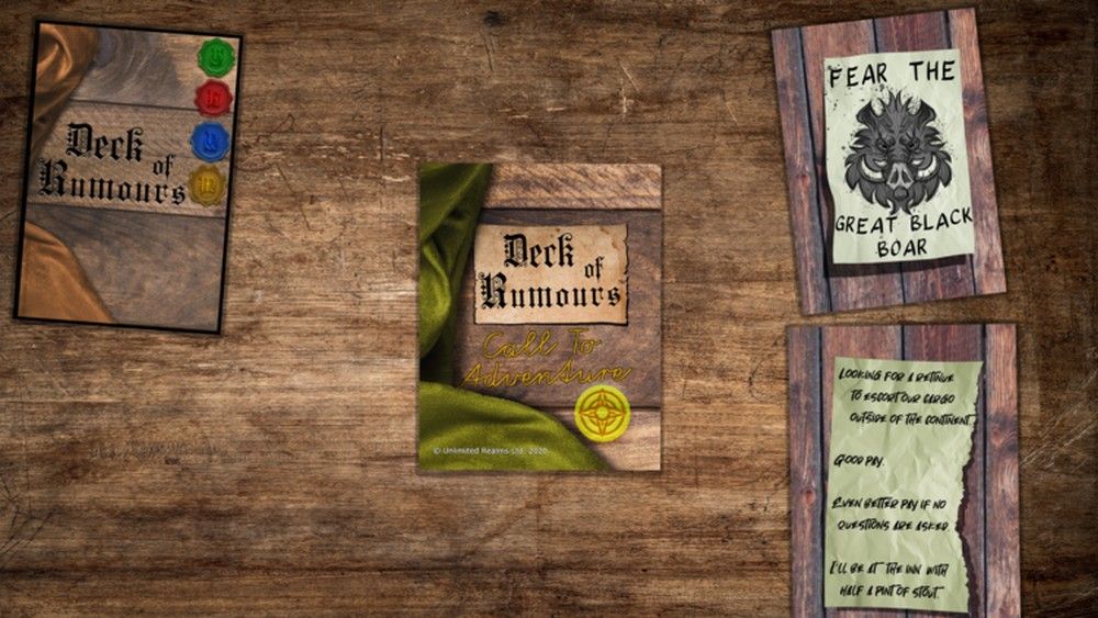 Deck of Rumours: Call to Adventure