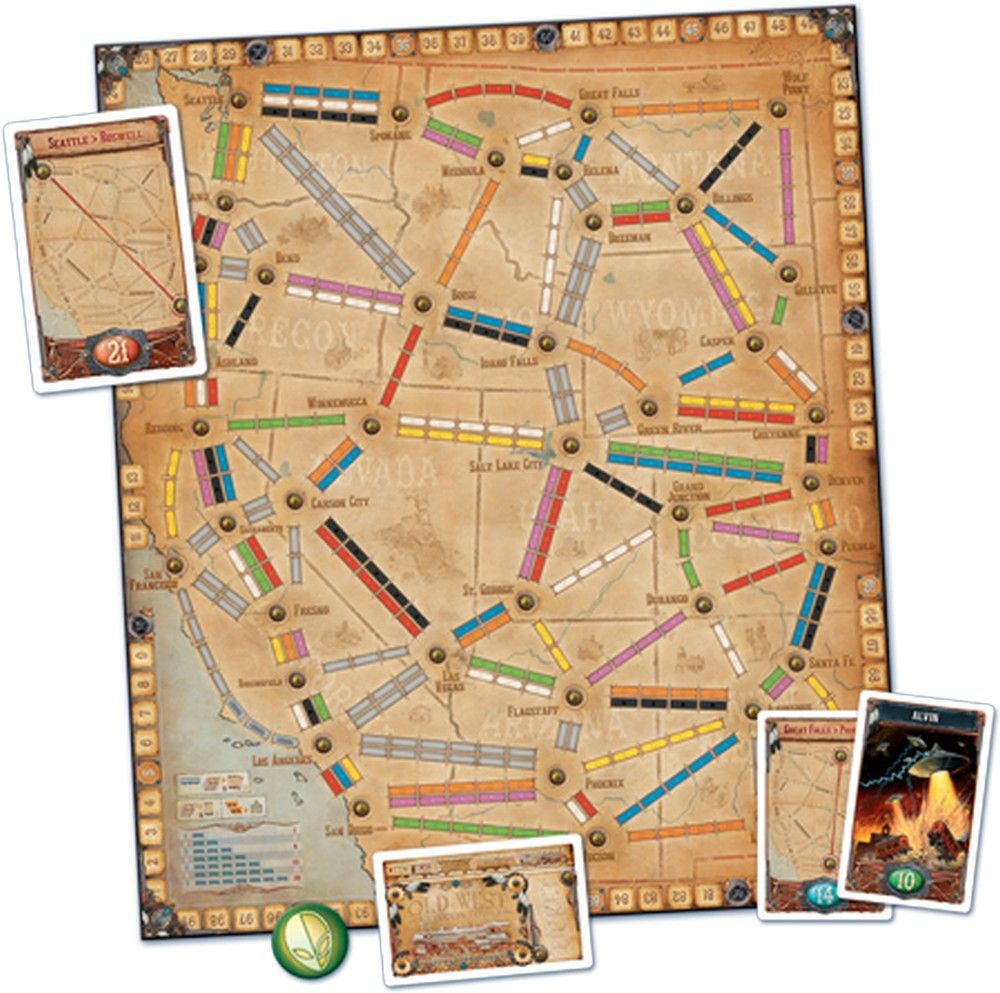 Ticket To Ride France & Old West: Map Collection