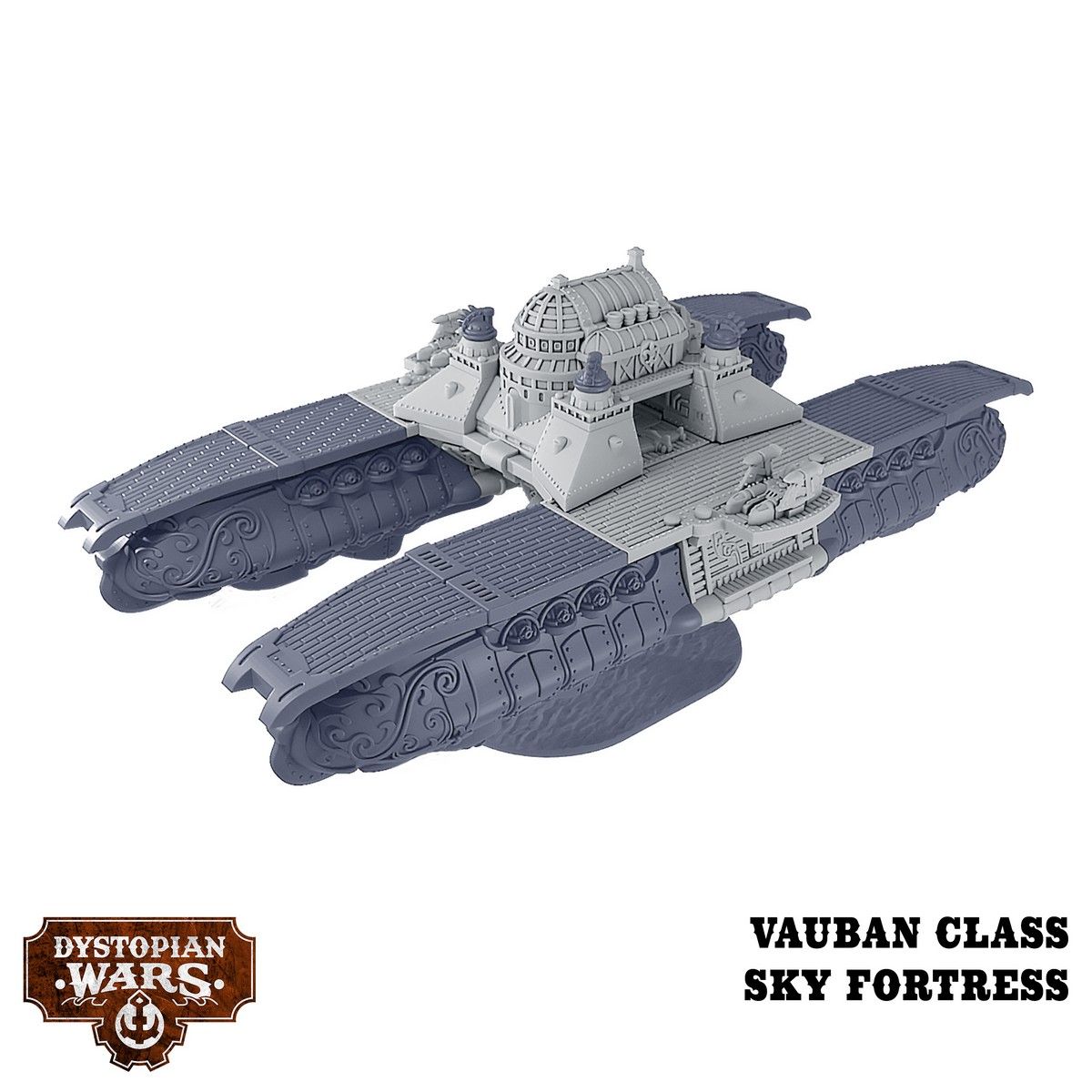 Dystopian Wars: Vauban Battlefleet Set
