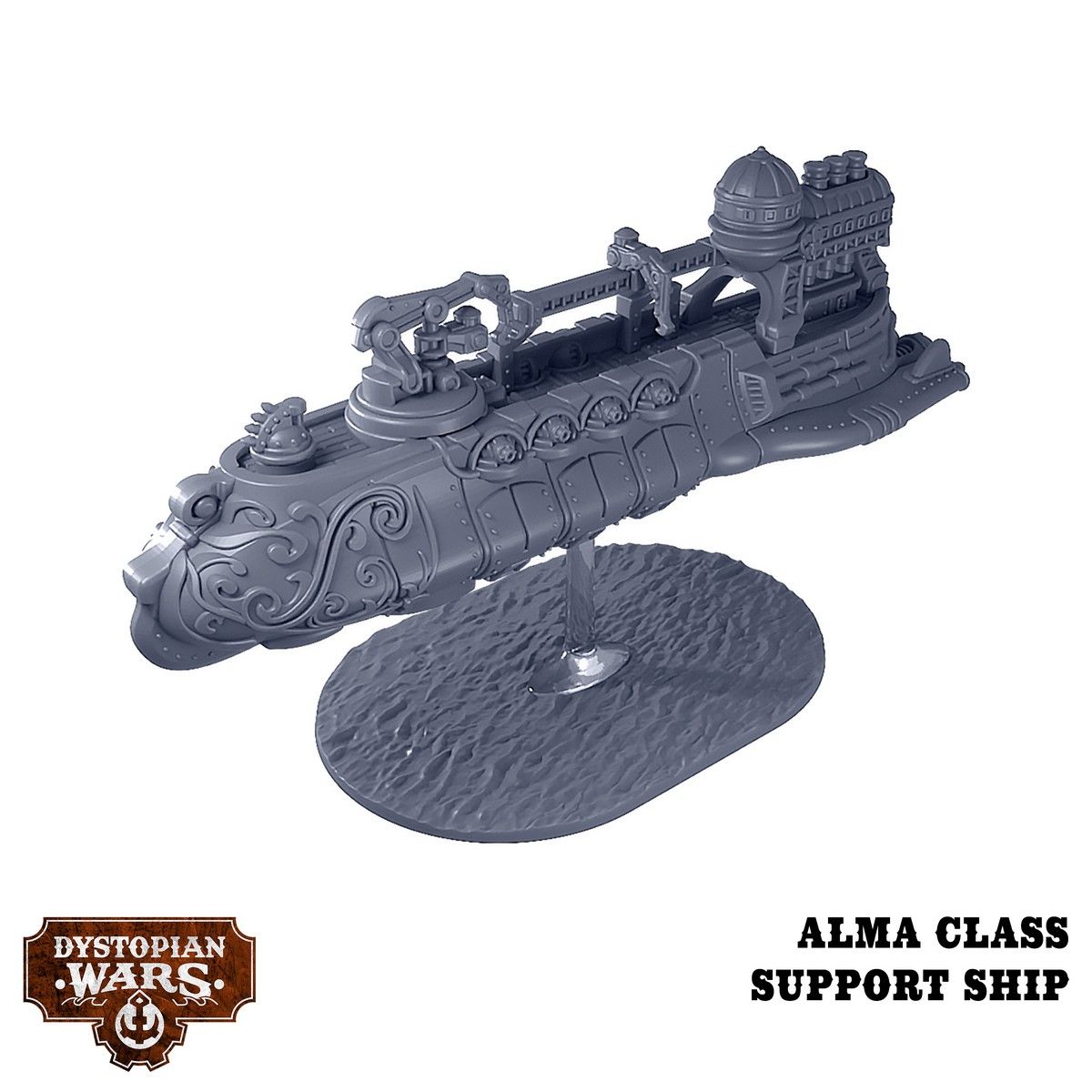 Dystopian Wars: Vauban Battlefleet Set