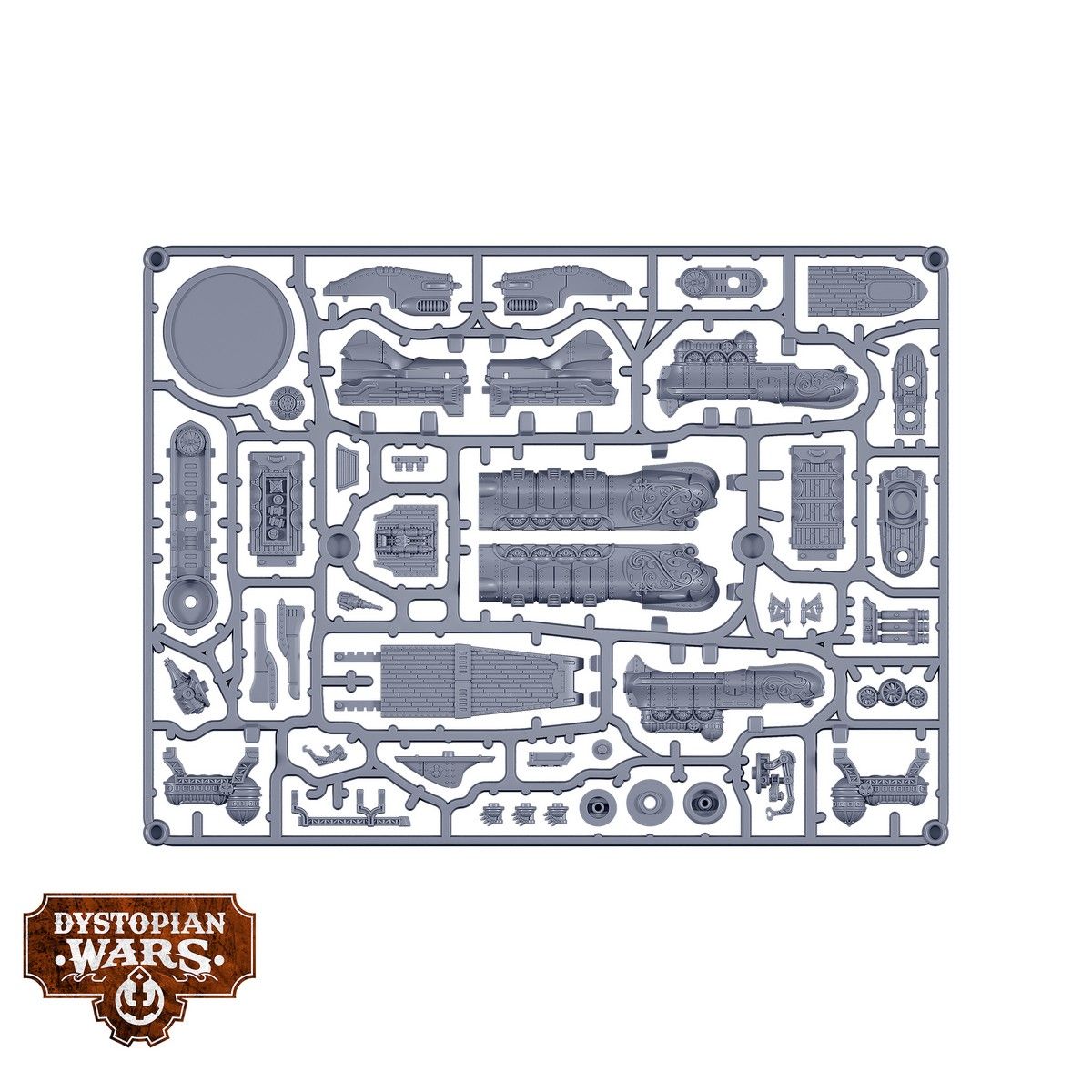 Dystopian Wars: Vauban Battlefleet Set