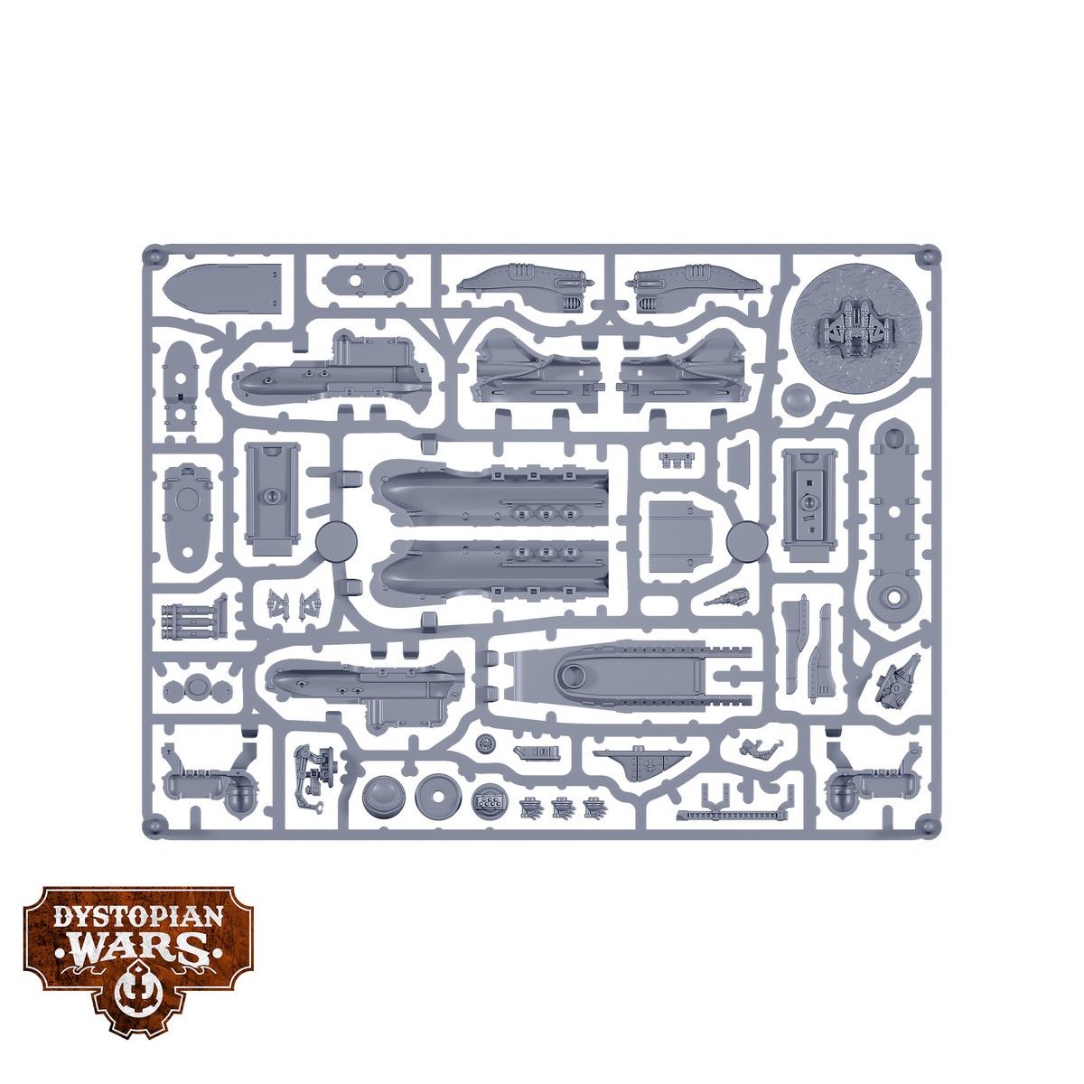 Dystopian Wars: Vauban Battlefleet Set