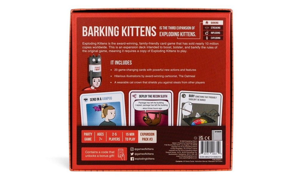 Exploding Kittens: Barking Kittens