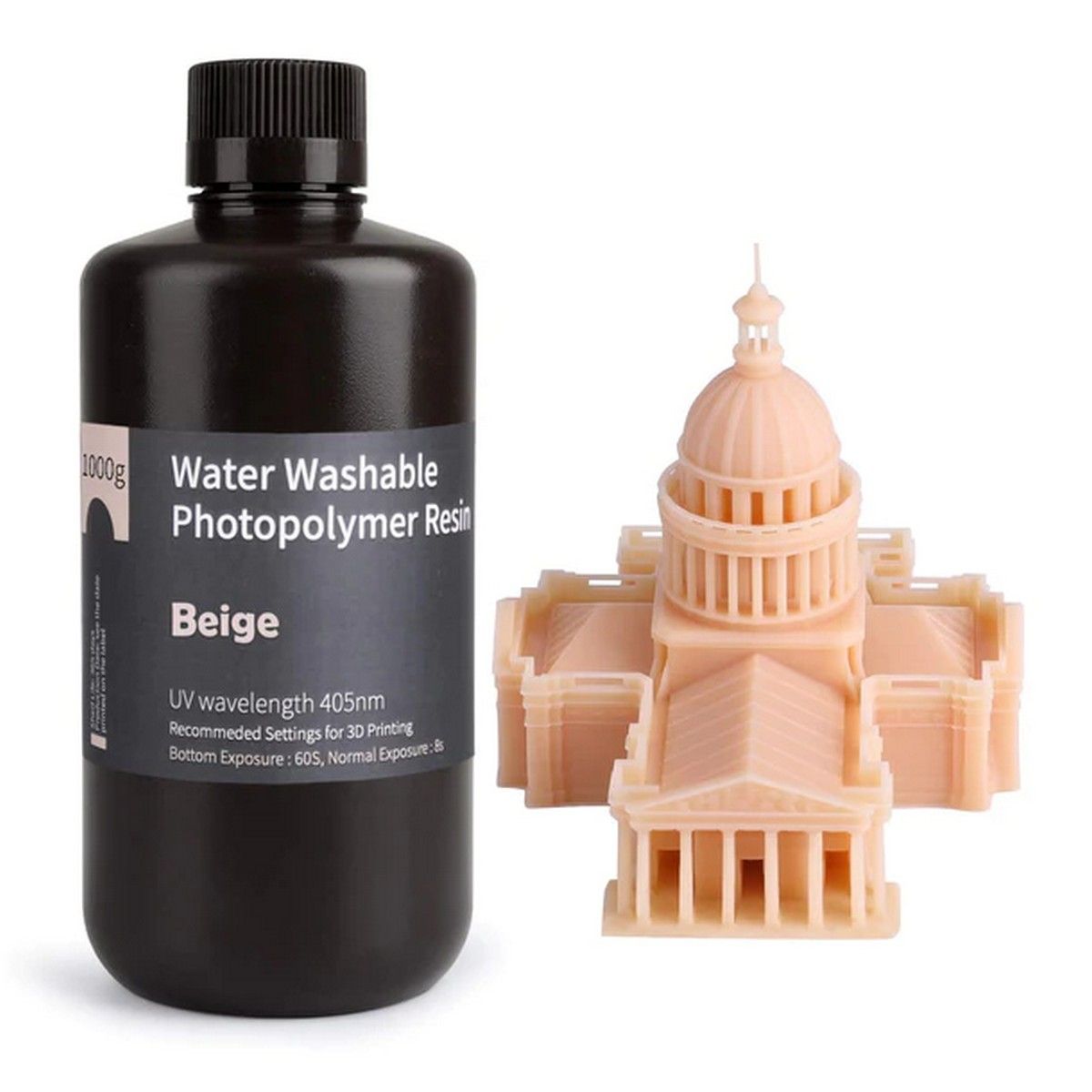 ELEGOO Water Washable Resin 1000g - Beige