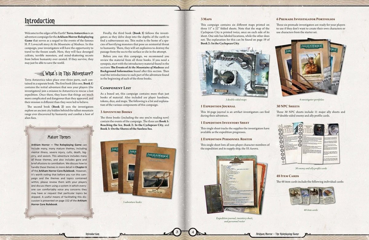 Arkham Horror RPG: Premium Adventure - Terra Antarctica