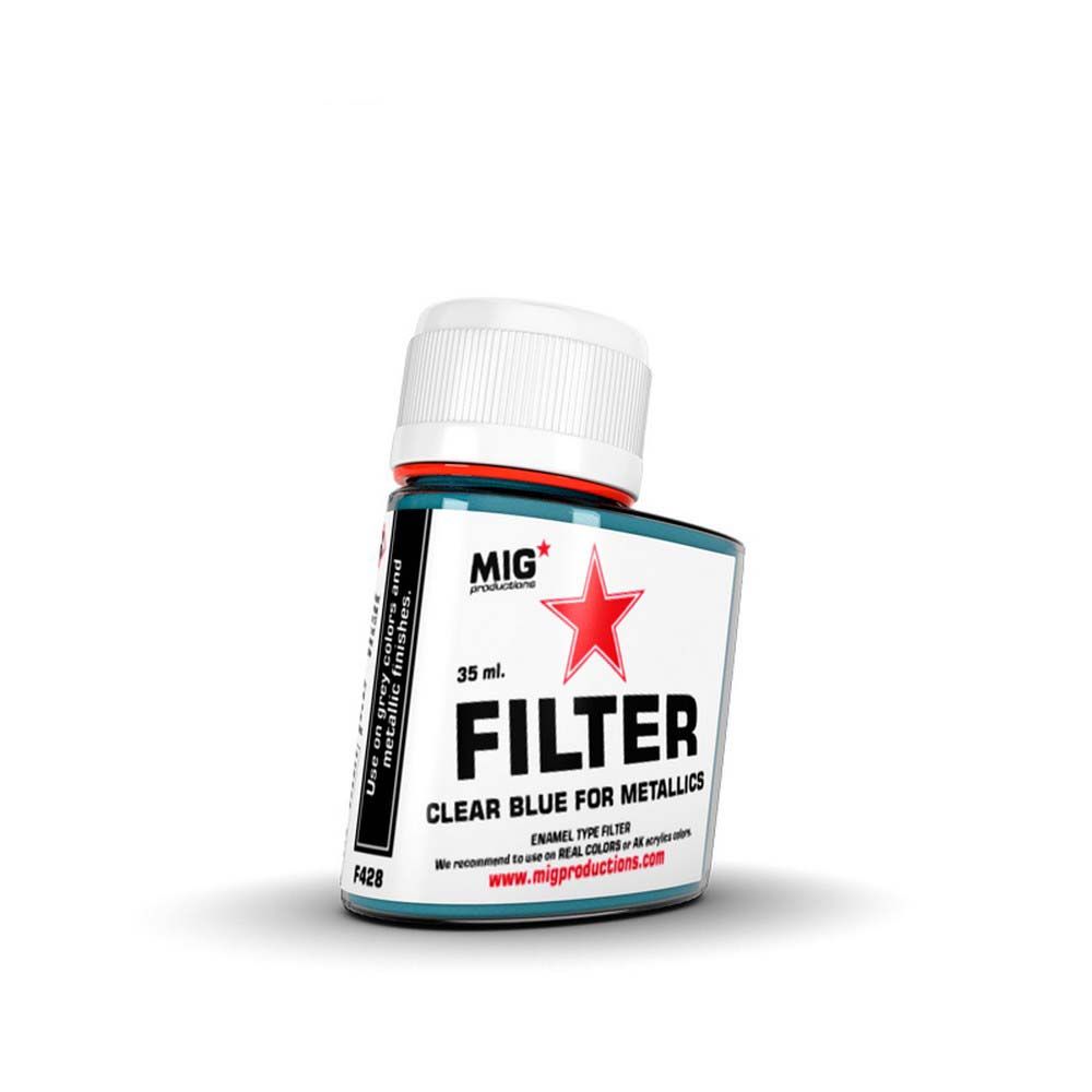 Mig Productions: Clear Blue for Metallics 35ml