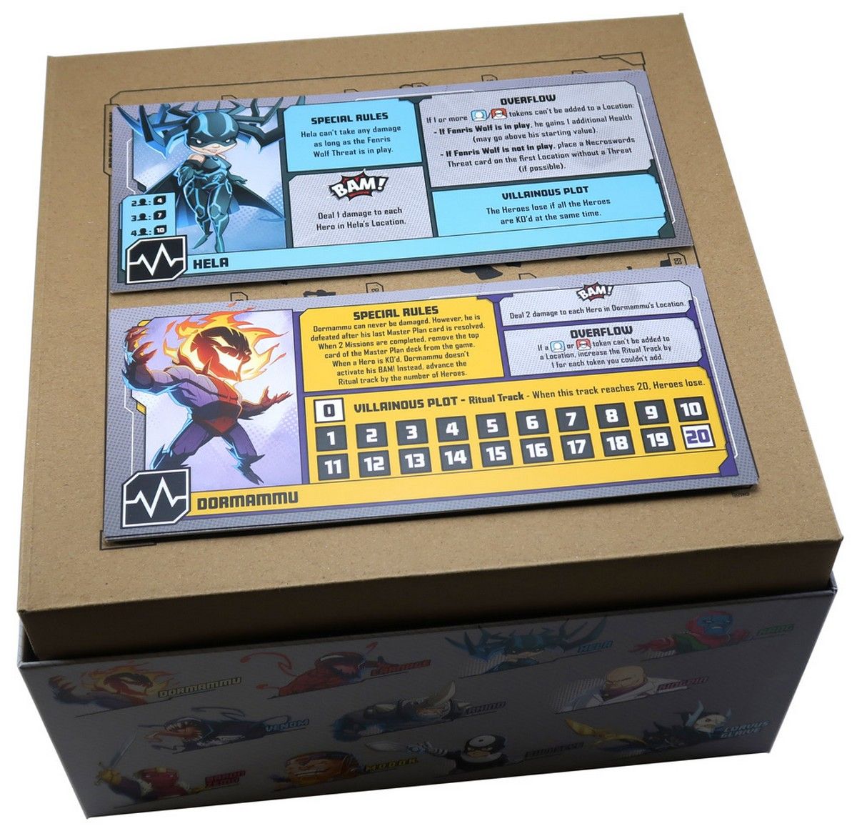 Folded Space: Marvel United Insert