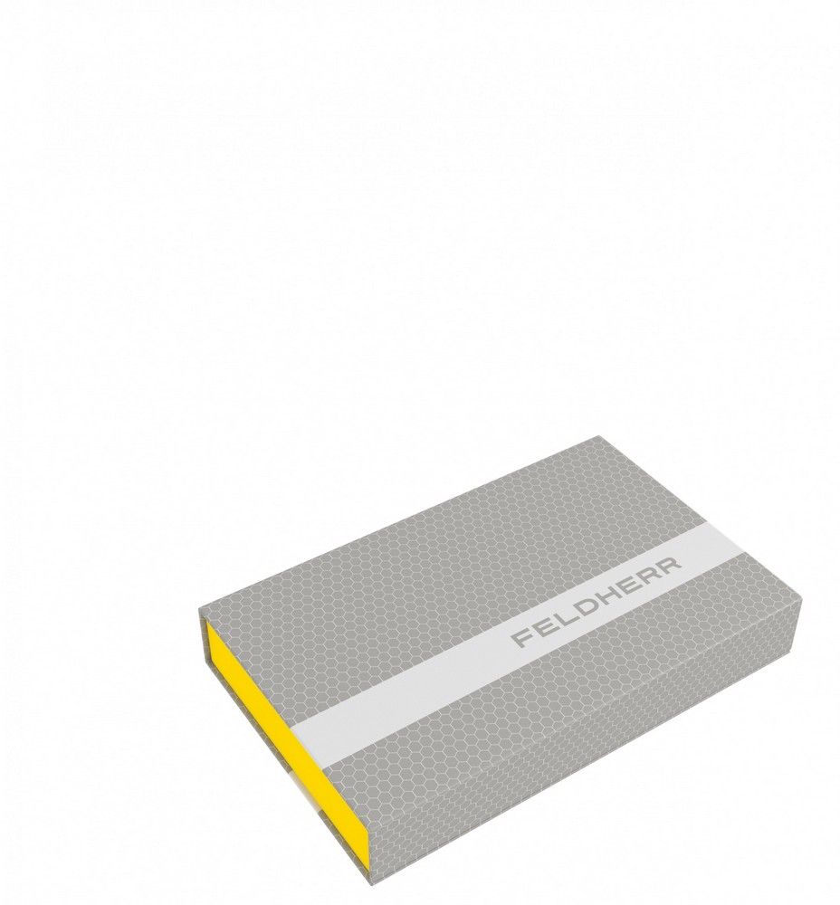 Feldherr Magnetic Box Yellow Half-size 40mm Empty