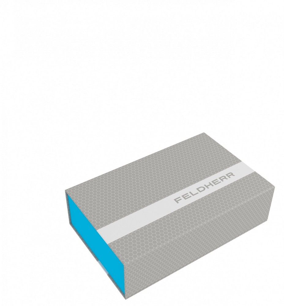 Feldherr Magnetic Box Blue Half-size 75mm Empty