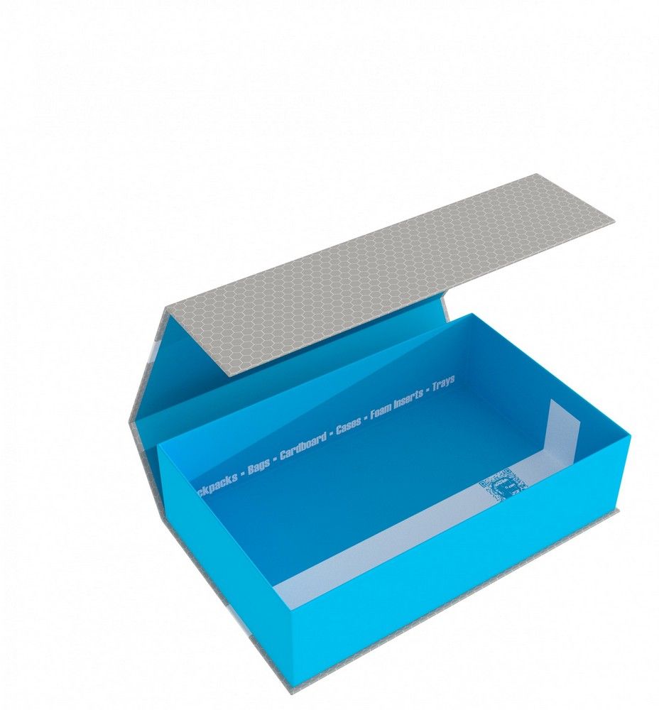 Feldherr Magnetic Box Blue Half-size 75mm Empty
