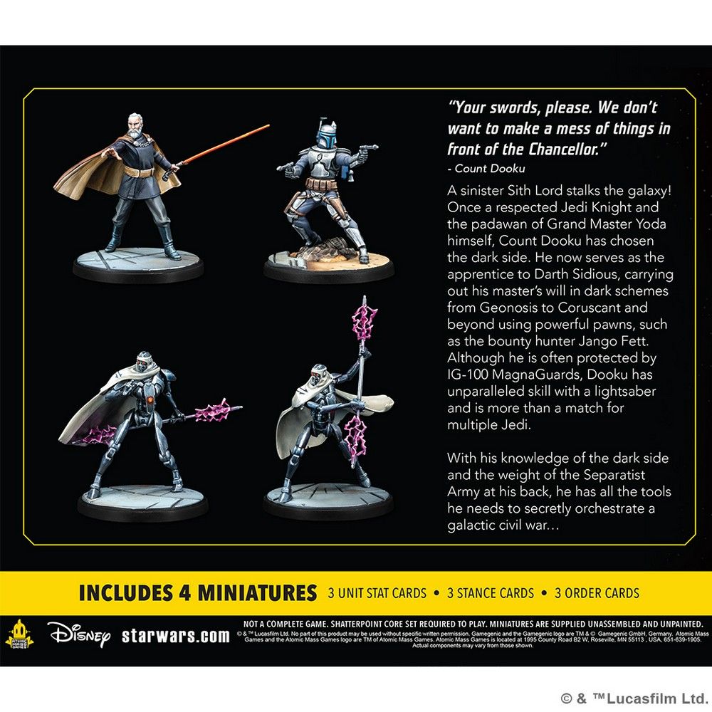 Star Wars: Shatterpoint: Twice the Pride - Count Dooku Squad Pack