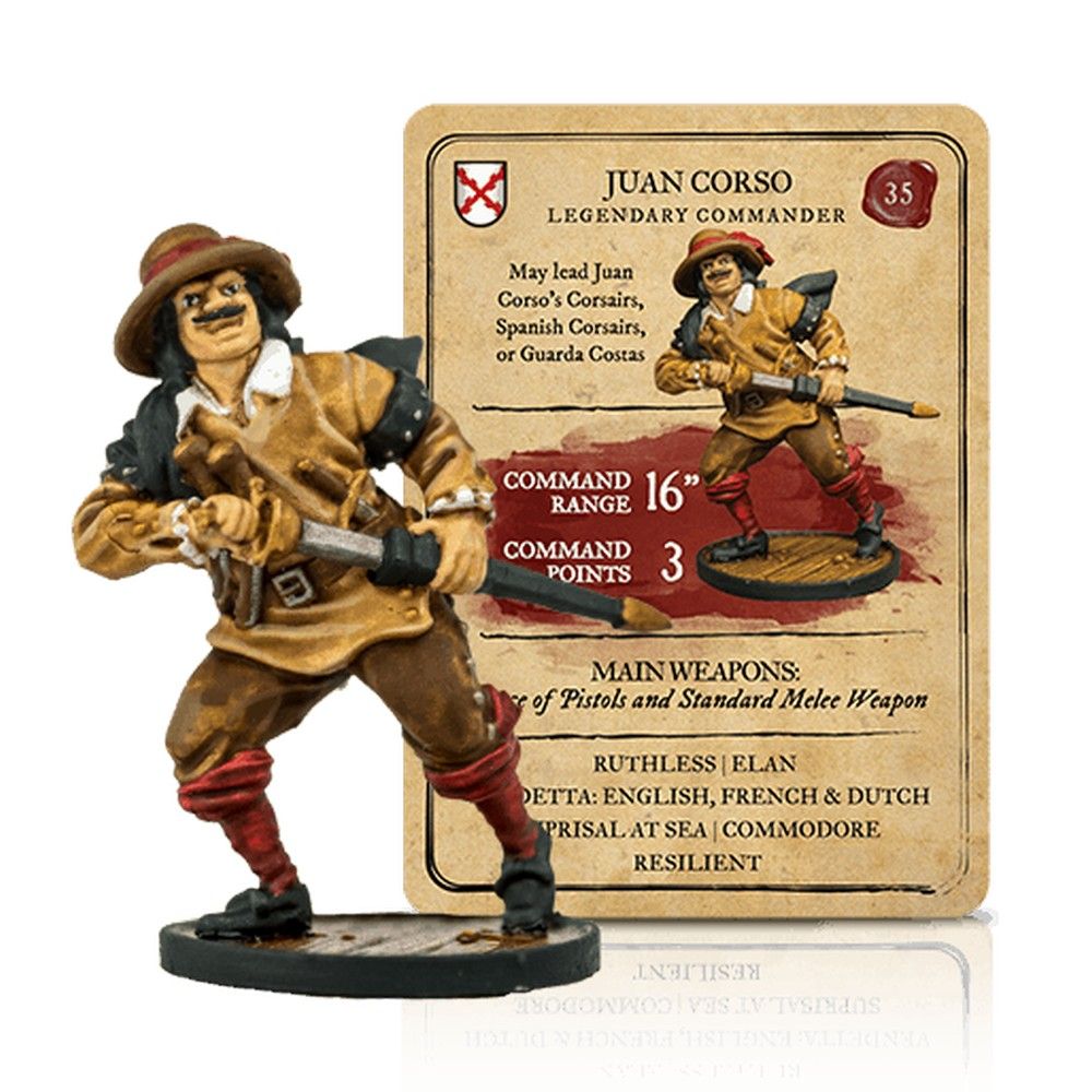 Juan Corso Legendary Commander - Resin