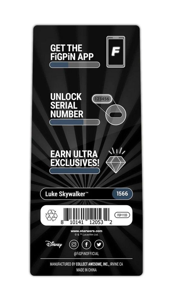 Luke Skywalker - 1566 - FiGPiN