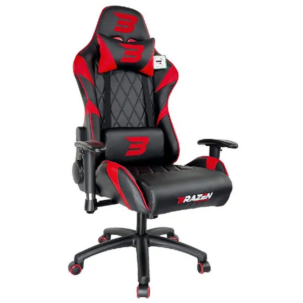 BraZen Venom E-Sports Gaming Chair Red