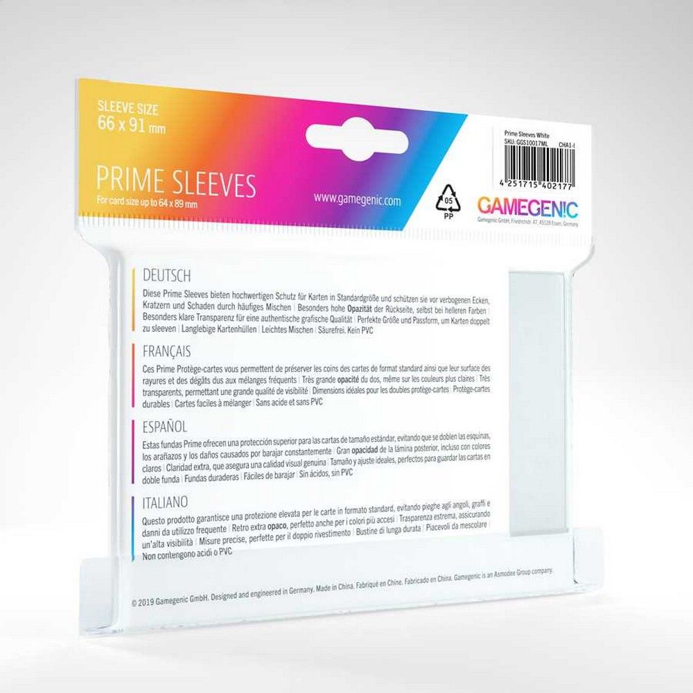 Gamegenic: Prime Sleeves - White (100)