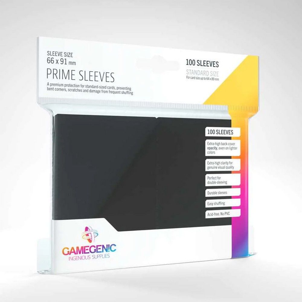 Gamegenic: Prime Sleeves - Black (100)