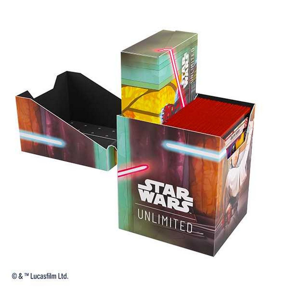 Gamegenic: Star Wars: Unlimited Soft Crate - Obi-Wan Kenobi   Darth Maul
