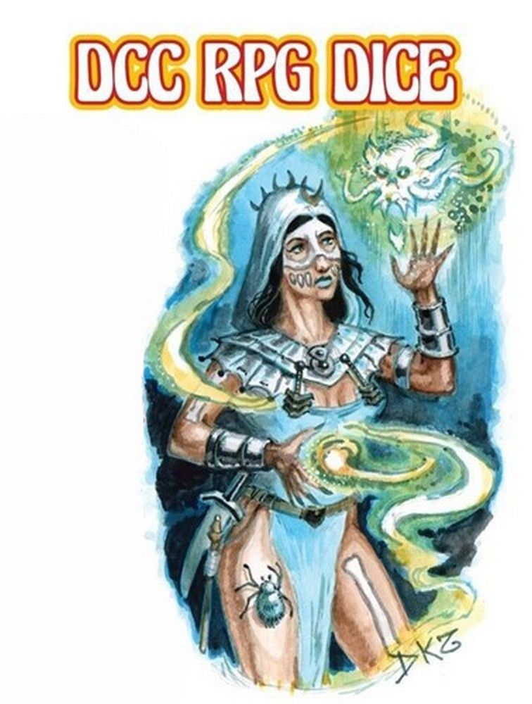 Dungeon Crawl Classics: Motes Of Mercurial Magic Dice Set