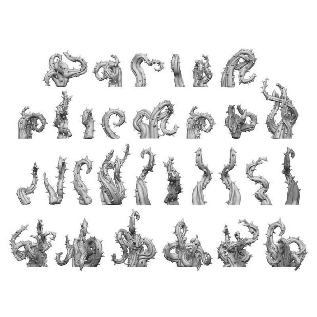 3D Printed Set - Thorns