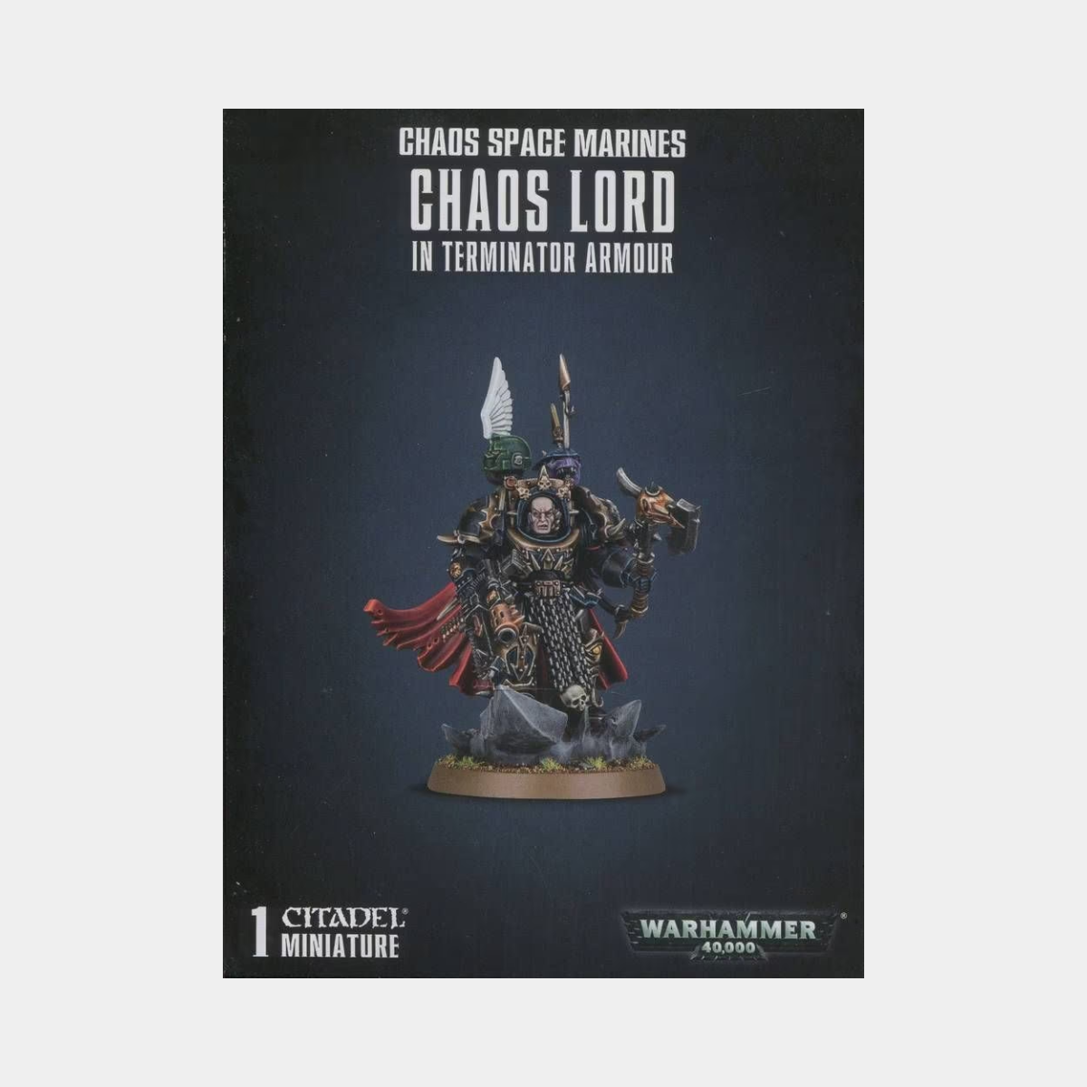 Chaos Space Marines: Chaos Lord in Terminator Armour